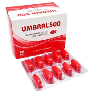 Umbral Cápsulas Blandas 500 mg Caja con 50 Unidades
