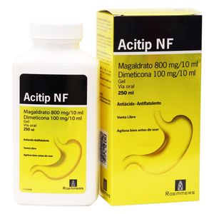 Aci-Tip Nf Gel 800/100 mg/10 mL Frasco Con 250 mL
