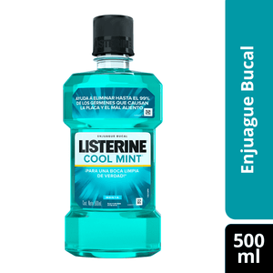 Listerine Enjuague Bucal Cool Mint 500 ML