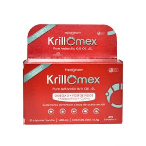Krillomex Suplemento Alimenticio Capsula Blanda Caja con 30 Unidades