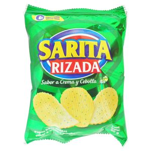 Sarita Snacks Papa Rizad Crema Cebolla Con 30 g
