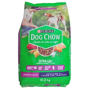 Purina Dog Chow Adulto 7+ con 2Kg