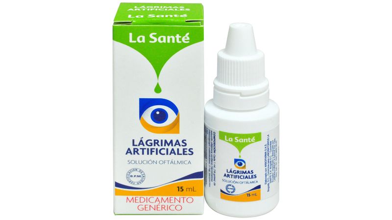 Lagrimas Artificiales Santé Solución Oftálmica Frasco con 15 mL - Farmacias  Medicity