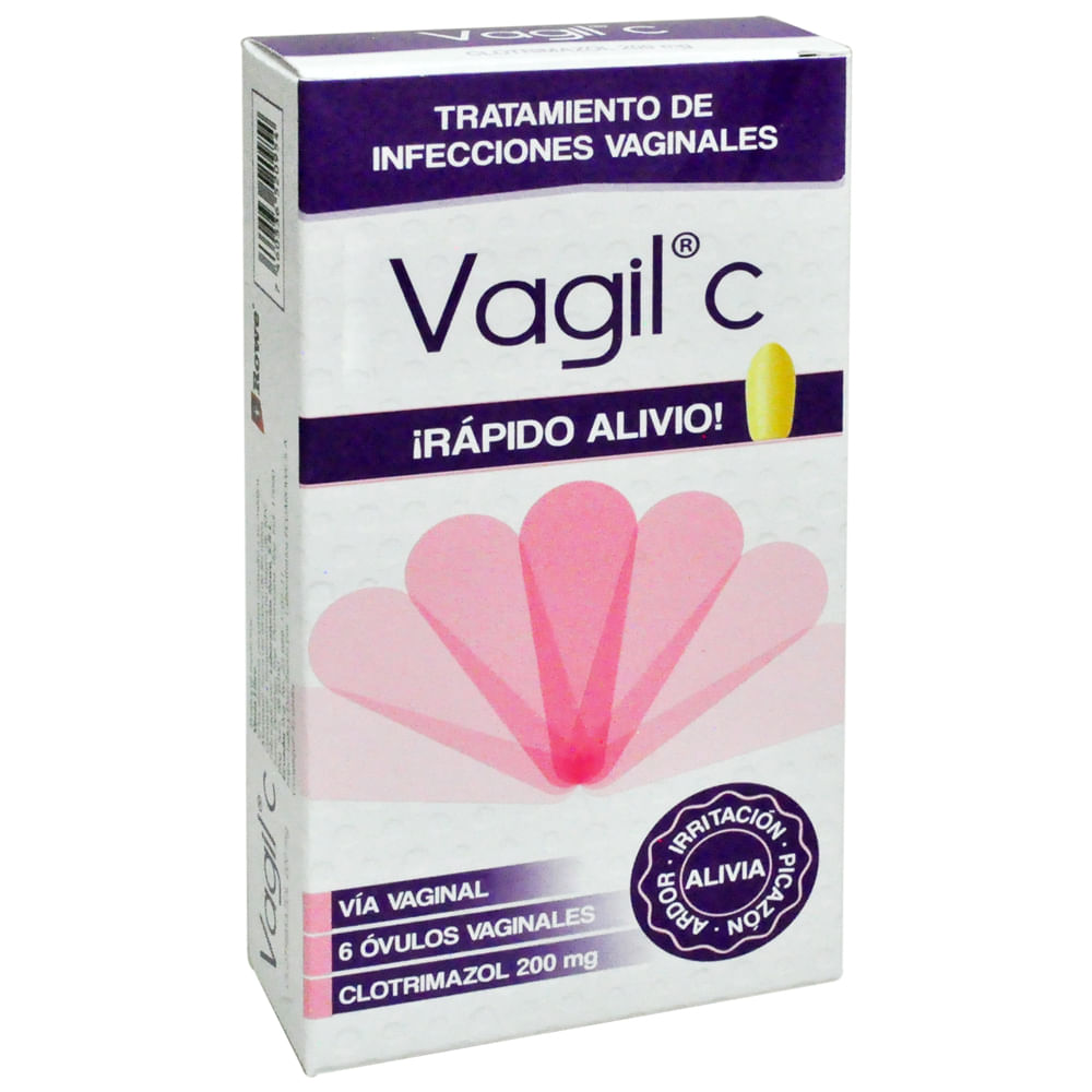 Vagil C Óvulos 200 mg Caja Con 6 Unidades - Farmacias Medicity