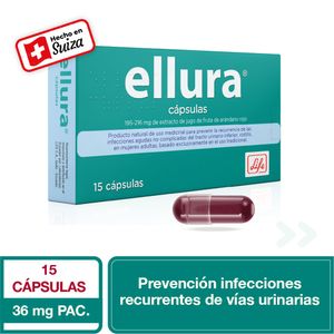 Ellura Cápsulas 195/216mg Caja 15 Unidades