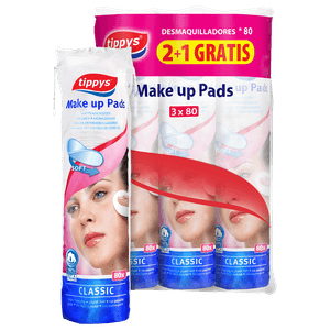 Tippys Pads Desmaquillante Classic 83 Unidades