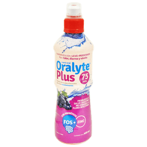 Oralyte 75 Plus Solución Uva Frasco Con 400 ml