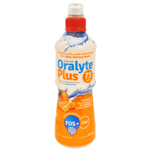 Oralyte 75 Plus Solución Mandarina Frasco Con 400 ml