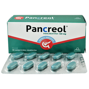 Pancreol Comprimido Recubierto 160 mg Caja Con 30 Unidades