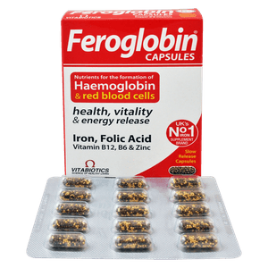 Feroglobin B12 Suplemento Alimenticio Cápsulas Caja  30 Unidades