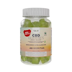 Fakulti Suplemento Alimenticio CBD Gummies Limón 48 Unidades