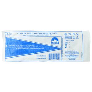 Andino Llave 3 Vías Con Ext 10 cm Paquete Con 1 Unidad