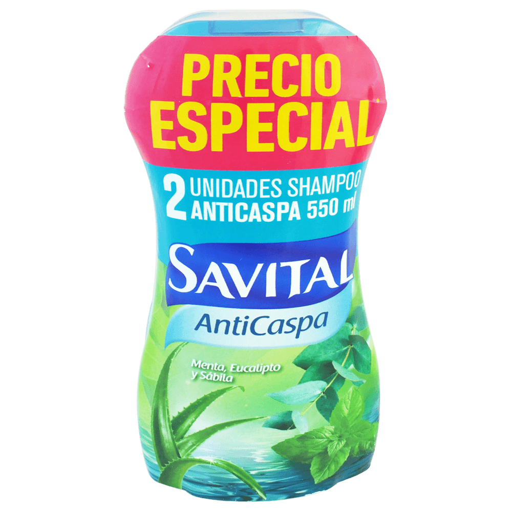 Savital Shampoo Anticaspa 550 Ml X2 Farmacias Medicity