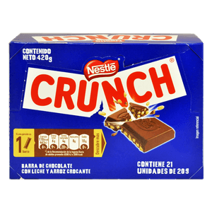 Crunch Chocolate 420 g Caja 21 Unidades