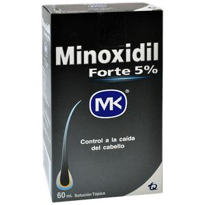 Minoxidil Forte Mk Solución Tópica 5% con 60 mL