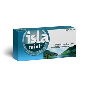 Isla-Mint Pastillas Masticables Caja con 50 Unidades