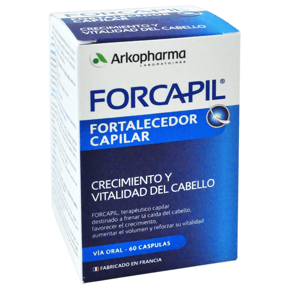 Forcapil Fortalecedor Capilar Cápsulas Caja 60 Unidades - Farmacias ...
