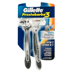 Gillette Afeitadora Prestobarba 3 2 Unidades