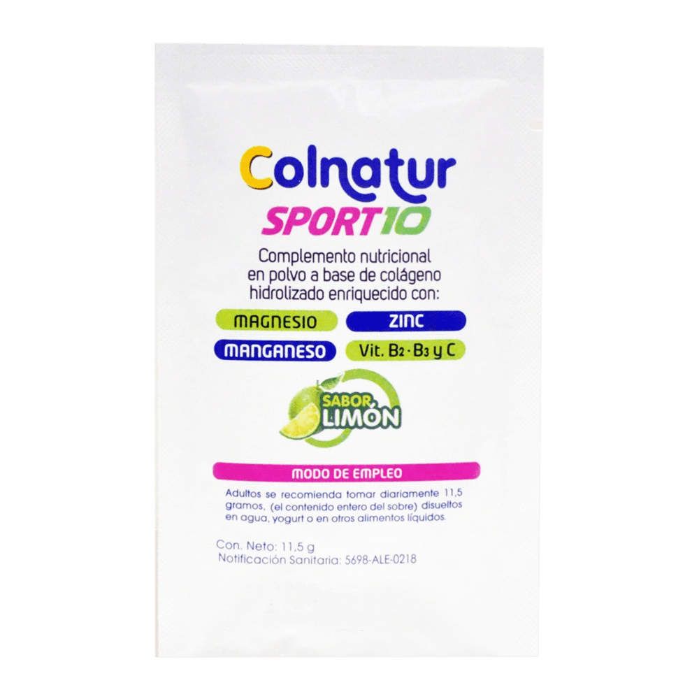COLNATUR Sport 10 Limón en Polvo x 30