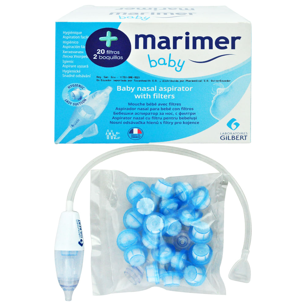 Marimer Baby Kit Aspirador Nasal + 20filtros - Farmacias Medicity