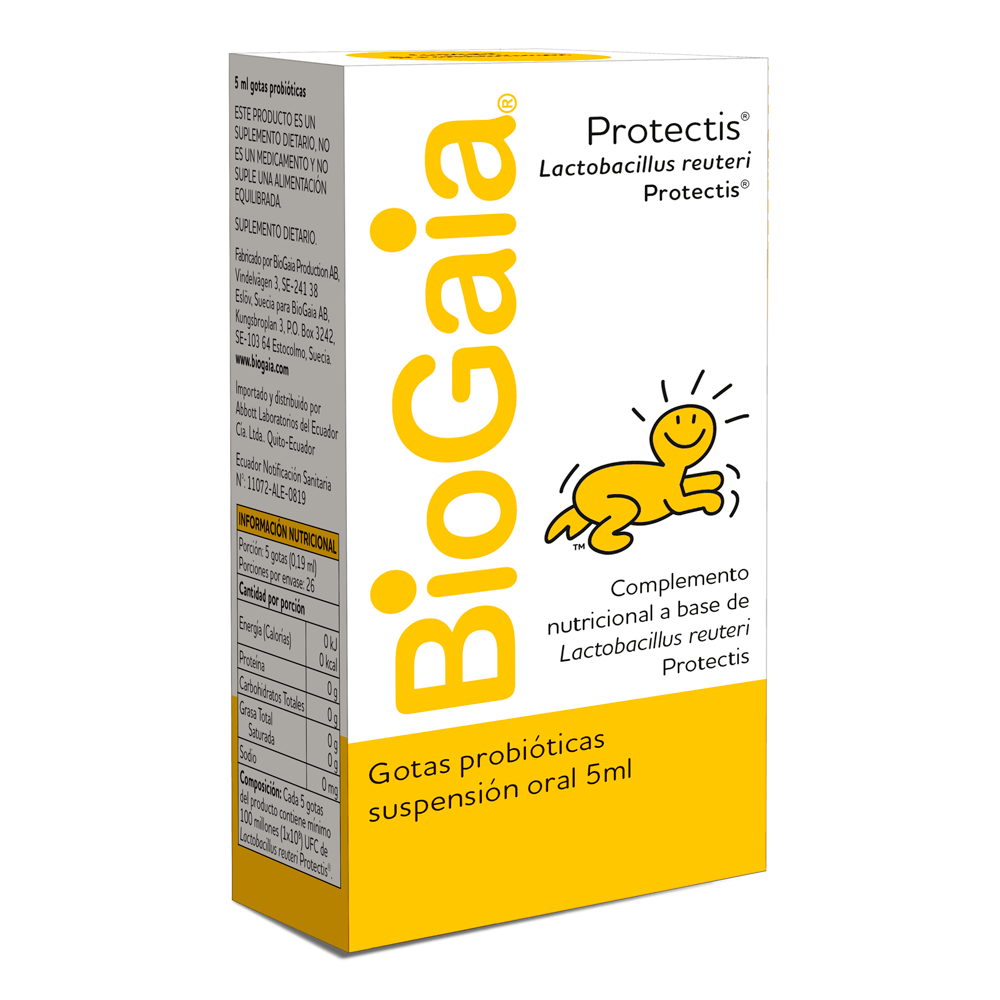 Alimento Infantil BioGaia ProTectis en Gotas (Edad 6-12 Meses), 5 ml.