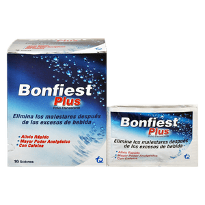 Bonfiest Plus Polvo Efervescente Sobre Caja 16 Unidades
