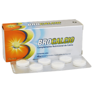 Brocalcio Comprimido Masticable 500 mg 24 Unidades