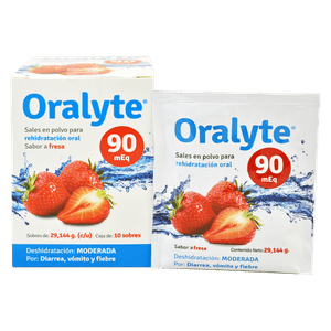Oralyte Polvo Fresa Sobre Caja 10 Unidades