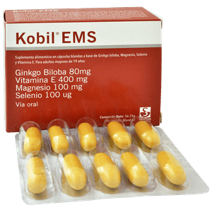 Kobil Ems Suplemento Alimenticio Cápsula Blanda Caja 30 Unidades