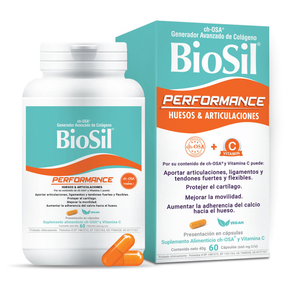 Biosil Performance Cápsula Frasco 60 Unidades - Farmacias Medicity
