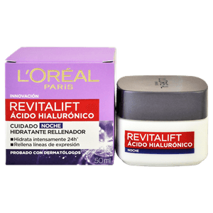 Loreal Crema Facial Revitalif Noche 50 ml