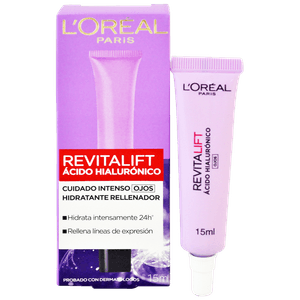 Loreal Contorno Ojos Revitalift Ácido Hialurónico 15 ml