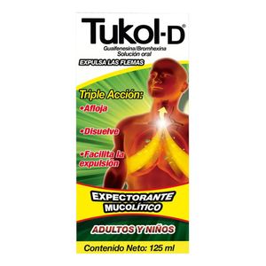 Tukol-D Solución Frasco 125 ml