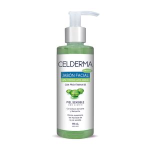 Celderma Jabón Facial Piel Sensible 198 ml
