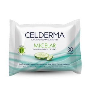 Celderma Toallas Desmaquillantes Micelares 30 Unidades