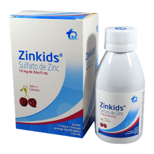 Zinkids Jarabe 10mg/5ml Cereza Frasco 120 ml
