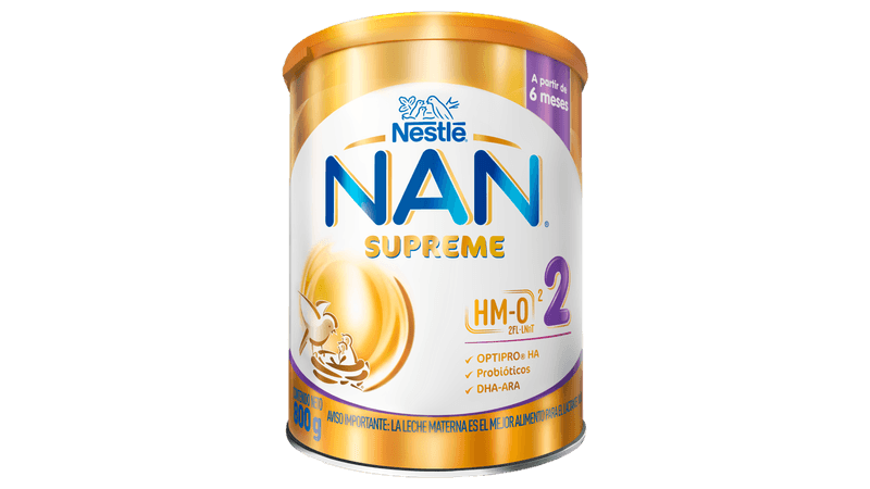 Fórmula Infantil Nan 2 Supreme Optipro 800 g, Productos