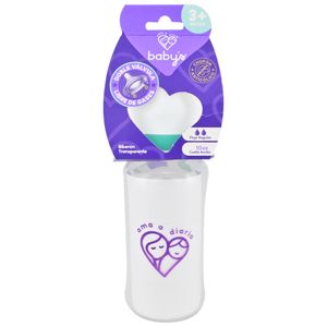 Babys Biberón Transparente Doble Válvula 3+ 10 oz