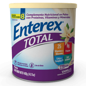Enterex Total Suplemento Alimenticio Vainilla 400g