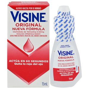 Visine Solución Oftálmica Original Frasco Con 15 mL