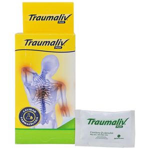 Traumaliv Cápsulas 2 Por C/Sachet Caja Con 3 Unidades