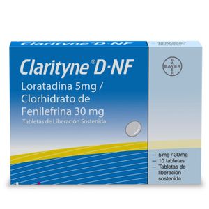 Clarityne D Nf Tabletas 5/30 mg Liberación Sostenida Con 10 Unidades