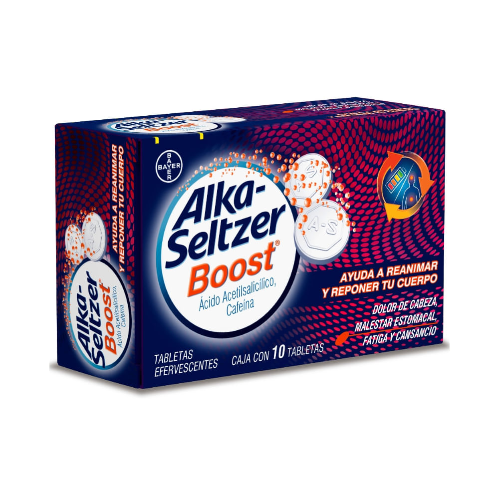 Alka Seltzer Boost Caja Con 10 Comprimidos Efervescentes - Farmacias ...