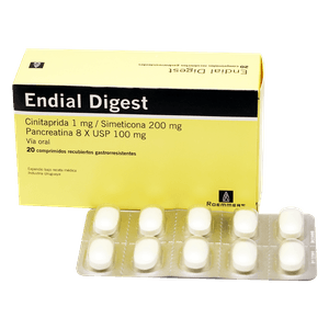 Endial Digest Comprimidos Recubiertos Caja Con 20 Unidades