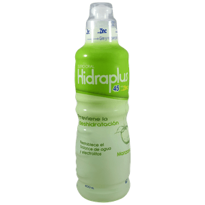 Hidraplus 45 Sol +Zinc Manzana Frasco Con 400 mL