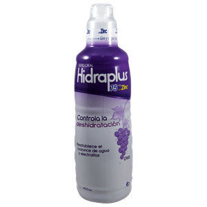 Hidraplus 45 Sol +Zinc Uva Frasco Con 400 mL