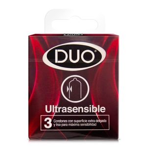 Duo Preservativos Ultrasensible 3 Unidades
