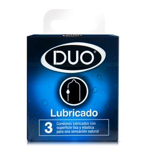Duo Preservativos Lubricado 3 Unidades