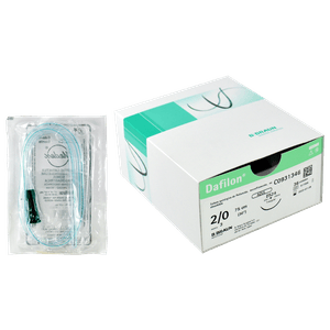 Braun Dafilon #2-0 75cm Ds-24 Aguja 3/8c