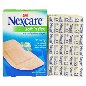 Nexcare Bandas Flexible Codo-Rodilla 8 Unidades